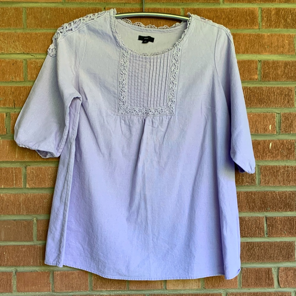 NWOT🍋 lilac linen top